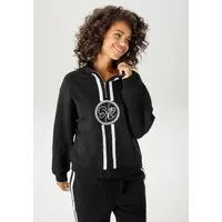 Aniston CASUAL Sweatshirt aufwändig mit Stickerei und Spitzenbändern verziert