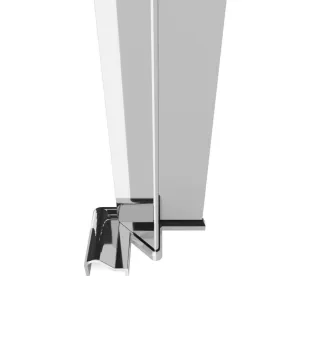 Neuesbad Profil für Tür System, Chrom NB1DEKTS000X1