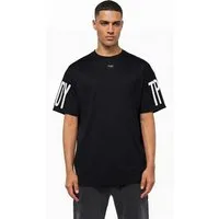 trueprodigy Oversize-Shirt Viktor Logoprint Rundhals dicker Stoff