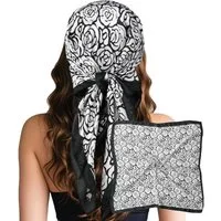 Zaewry Seidentuch Damen Seide Gefühl Schal Halstuch Schal Frauen Scarf Bandana, (1-St), Taschentuch Ansatz Handgelenk