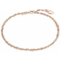 Amor Fußkette mit Anhänger Schmuck Geschenk Silber 925 Körperschmuck