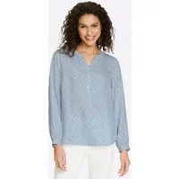 heine Klassische Bluse Druckbluse Langarm