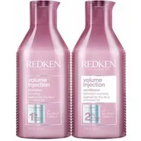 Redken Haarpflege-Set Redken Volume Injection Set Shampoo 300 ml Conditioner 300 ml Volumen, 2-tlg., reichhaltig