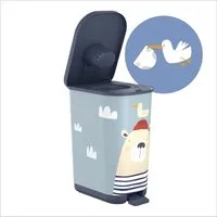 Rotho Babydesign Windeleimer, geruchsdicht, wandelbar zum klassischen Mülleimer