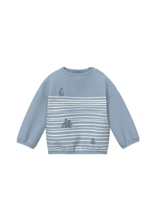 s.Oliver - Sweatshirt blau/mehrfarbig - Gr. - 62
