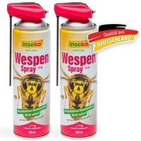 Inseko Wespenspray 2x inseko Wespenspray 500 ml - effektive Sofortwirkung (PT19), 2-St., gegen Wespen & Wespennester