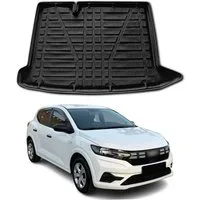 OMAC Kofferraummatte Kofferraumwanne für Dacia Sandero 3 2021-2025 Gummi TPE Schwarz (1 St), für Dacia Sandero 3 2021-2025 Dacia Sandero 3 2021-2025, Einfache Installation,Antirutsch,Leicht zu reinigen,Leichtgewicht