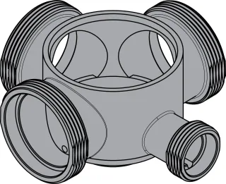 Hansgrohe Service Set Pharo Whirlpool für Kreuzstueck, 96389000 96389000