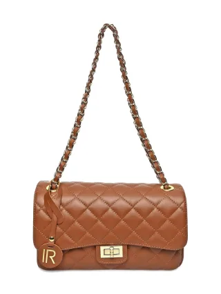 Isabella Rhea Braun Rindsledertasche