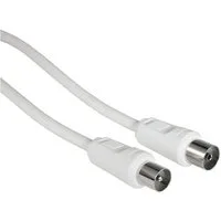 Hama Antennen-Kabel 85db Koaxial-Kabel Koax-Kabel Video-Kabel, Koaxial, Koaxial, Für Full HD TV 4K UHD HD+ HDR DVB-T2 BK, 85 db geschirmt, 1,5m lang
