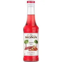 MONIN Getränke-Sirup, Monin Rhababer Sirup ideal für Cocktails und Limonaden 250ml