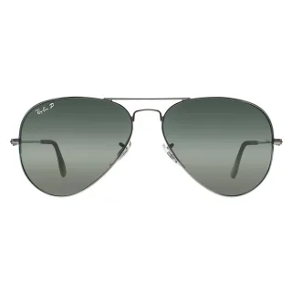 Lunettes de soleil Ray-Ban Aviator 3025 Miroir argent vert polarisé en argent 003/59