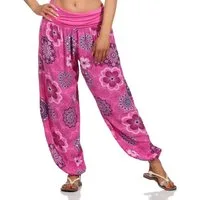 OriginalYou Haremshose Sommerhose Damen Boho Flatterhose leichte Yoga-Hose weites Bein luftige & leicht, hautfreundliches Material