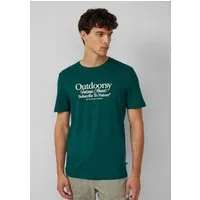 s.Oliver Kurzarmshirt T-Shirt Baumwoll-T-Shirt mit Frontprint