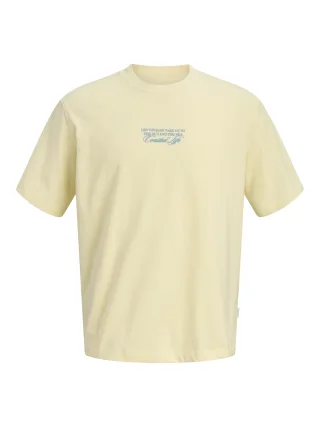 JACK&JONES - JORCASSIS PHOTO BACK TEE SS CN JNR Gelb - Gr. - 176