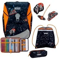 Scout Schulranzen Alpha (4-tlg), Polyester