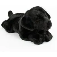 Teddys Rothenburg Kuscheltier Labrador schwarz liegend 40 cm Plüschhund Stofftier (Plüschtiere Hunde Labradore Stofftiere Stoffhund Plüschhund, Plüschtier, Stoffhund, Plüschlabrador)