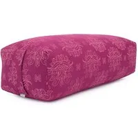 bodhi Yoga Bolster SALAMBA Bolster gemustert, 64x25x17cm Lotus, berry, Dinkel