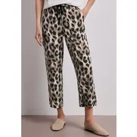 STREET ONE 7/8-Hose Style Emee bedruckt, mit Taschen, weites Bein