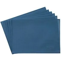 APS Platzset Schmalband, (6-St), mit umgenähten Rand, leicht abwischbar, 45x33 cm