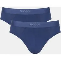 sloggi Slip Men EVER Ease (2-St) temperaturausgleichend, schnelltrocknend, atmungsaktiv, ohne Eingriff