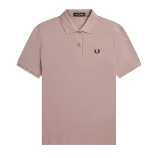 Fred Perry Poloshirt Mit Schwarzem Logo In Dunkelrosa