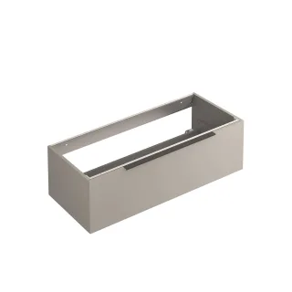 KLUDI-ICOS Wandhalter Waschtischunterschrank 120 x 50 H35 cm Matt Light Dove 50S120O2