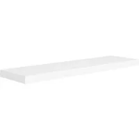 vidaXL Wandregal, Schweberegal Weiß 90x23,5x3,8 cm MDF