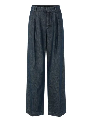 Marc Cain Pants - Weite Jeans WICHITA mit High Waist vintage - Gr. - 34