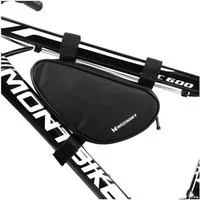 Wozinsky Fahrradtasche Fahrradtasche Rahmentasche Wasserdichte Tasche für Fahrrad, Mountainbi