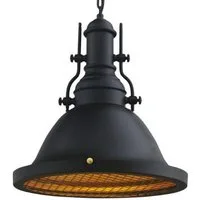Bamyum Pendelleuchte Bamyum Pendelleuchten I Turami I Schwarz E27 Ø30 cm Metall Lampe, ohne Leuchtmittel