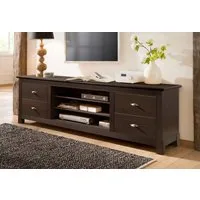 OTTO home Lowboard Rauna, TV-Bank, TV-Kommode, Landhausstil, Breite 200 cm, FSC®-zertifiziertes Massivholz, Kiefer