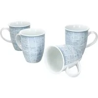 Ritzenhoff & Breker Becher 4er Set Kaffeebecher Nordic Ellen 320ml Ritzenhoff & Breker - 408683, Porzellan