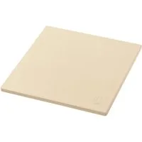 Feuergott Pizzastein FEUERGOTT Pizzastein eckig 33 x 33 cm, Cordierit-Keramik