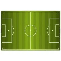 cover-your-desk.de Schreibtischunterlage abwaschbar - Fußballfeld für Kinder, premium Vinyl - Made in Germany, (1 tlg)