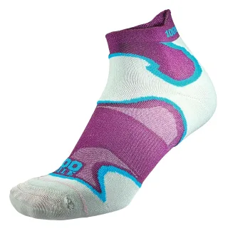 1000 Mile - Damen Doppel-Lagen Fusion Knöchel Lauf gepolsterte Socken - Lila / Eisvogel