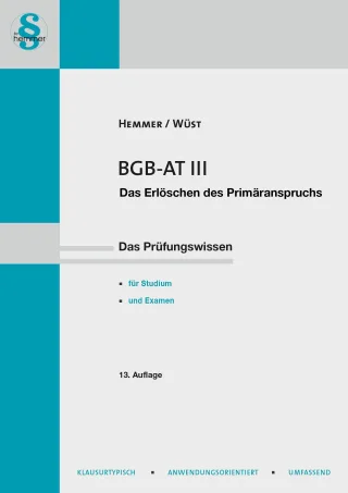 BGB AT III Erlöschen des Primäranspruchs