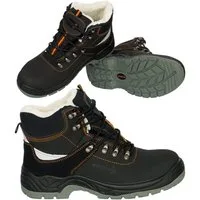 Profus Arbeitsstiefel gefüttert Sicherheitsstiefel Warme Arbeitsschuhe S3 Arbeitsschuh