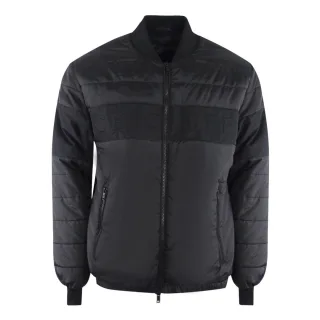 Ice Iceberg - Wattierte schwarze Bomberjacke