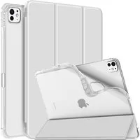 Fintie Tablet-Hülle für iPad Pro 11 Zoll (M5/M4) 2025/2024 mit Stifthalter, TPU Soft Transparenter Rückseite Abdeckung Hülle Intelligent Case