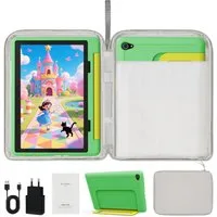 BUFO 10 Zoll Android 16, 24(3+21)GB RAM+64GB, 1280x800 HD IPS, Kinder Tablet (10", 64 GB, Android 16, WiFi 6, Robuste Schutzhülle, Vorinstallierte Lernapps, GMS-Zertifizierung)