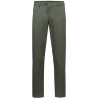 GREIFF Anzughose Greiff Corporate CASUAL Herren Chino-Hose Regular-Fit Olivgrün