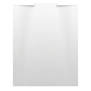 Laufen Duschwanne NIA 800x1000x30 Marbond mit Wandablauf weiß, H2100320000001 H2100320000001