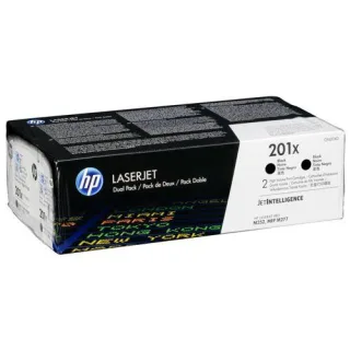 HP Toner CF 400 XD Doppelpack schwarz No. 201 X