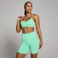 MP Damen Tempo Nahtlos Gerafft Sport-BH - Mintgrün - XS