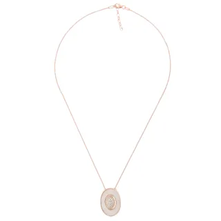 Orphelia 'Aurori' Damenkette mit Anhänger aus 925er Sterlingsilber, Rosé, ZH-7292