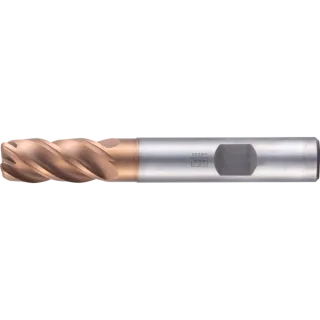 PFERD TOOLS VHM-Fräser Ø8mm, 4 Schneiden, 2xDC, Radius 2mm, AlTiN / TiSiXN beschichtet, Schaft HB - 23000931
