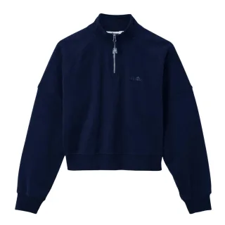 Ellesse - "Carrera" Sweatshirt für Damen, mit kurzem Reißverschluss (Marine)