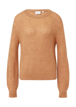 comma - Strickpullover braun - Gr. - 40