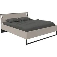 Wimex Futonbett Tilburg in verschiedenen Breiten erhältlich, inkl. LED Beleuchtung, Bett mit Metallkufe